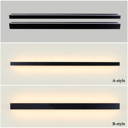 Porch Light Long Wall Light outdoor Waterproof Modern Long Strip LED lighting wall lamp Garden Sconce 220V Decoration